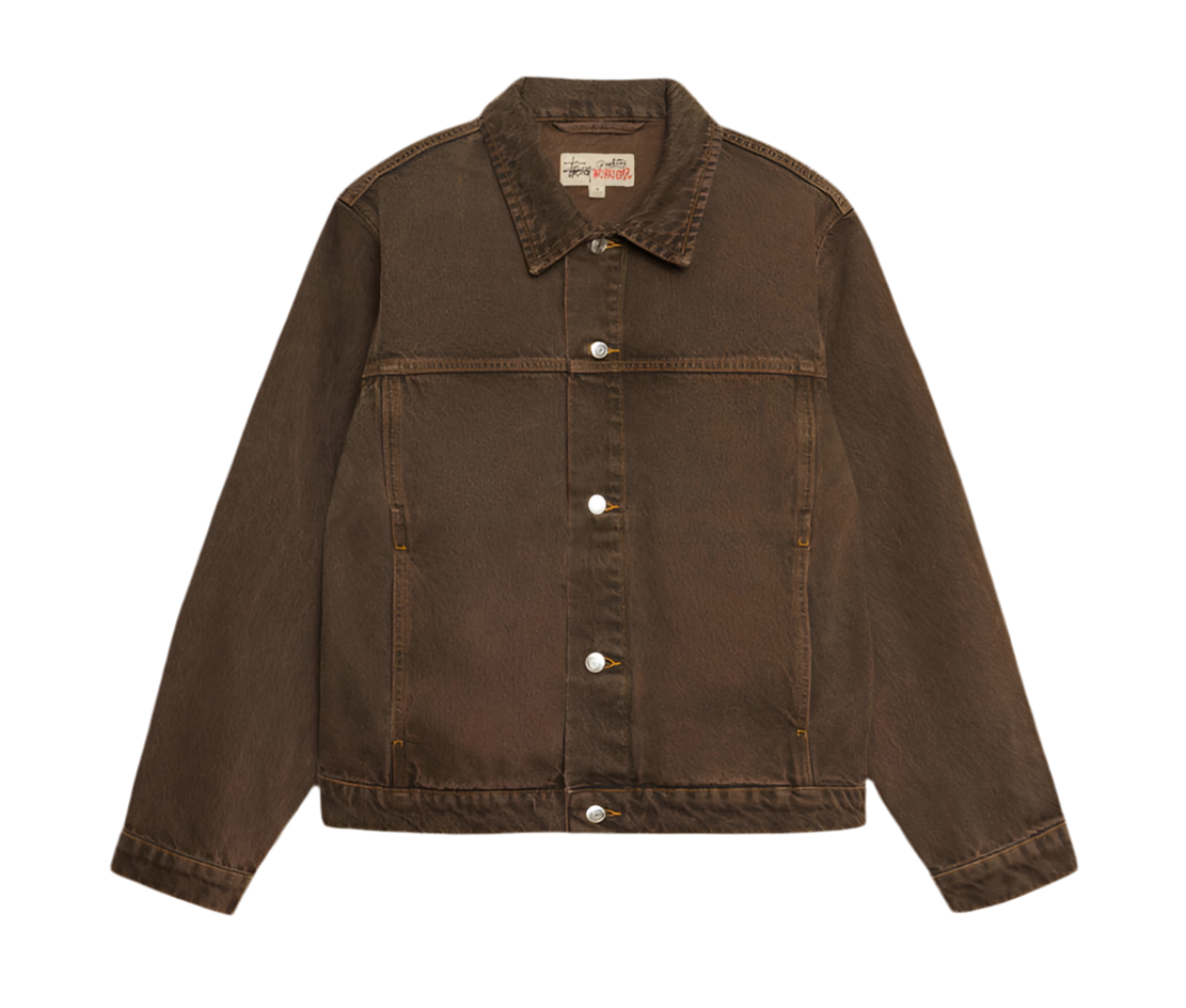 Stussy Trucker Denim Jacket Brown (2024)