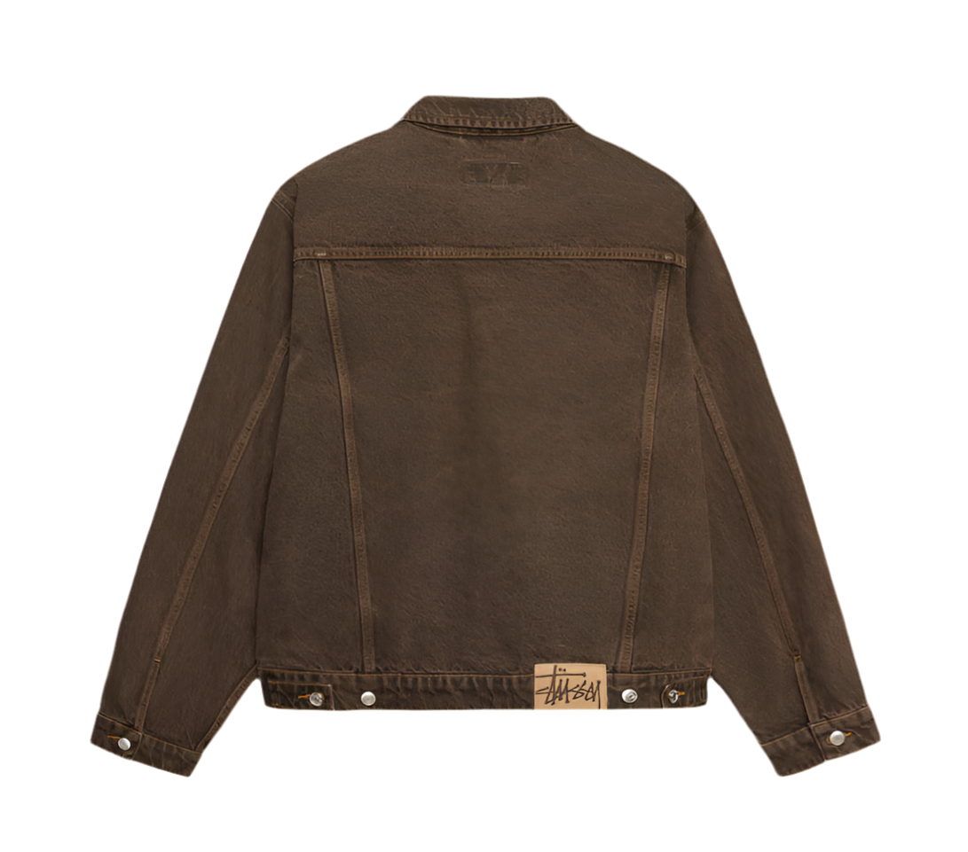 Stussy Trucker Denim Jacket Brown (2024)