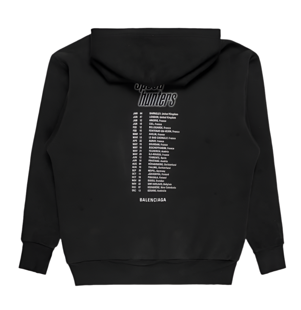 Balenciaga Speedhunters Black Hoodie (2018)