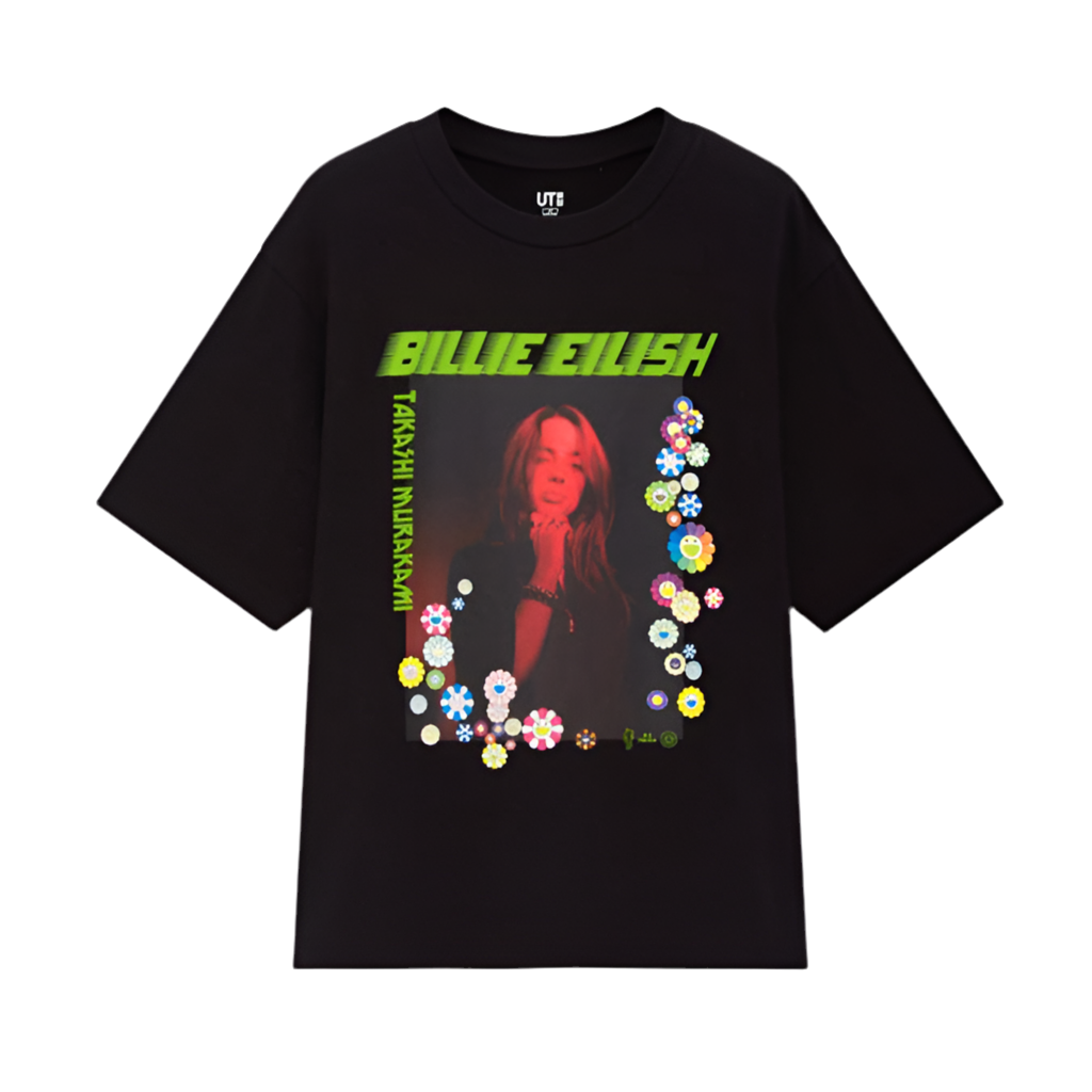 Murakami x Uniqlo x Billie Eilish Photo Tee Black (2020)