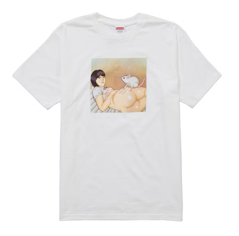 Supreme Mouse White Tee (2025)