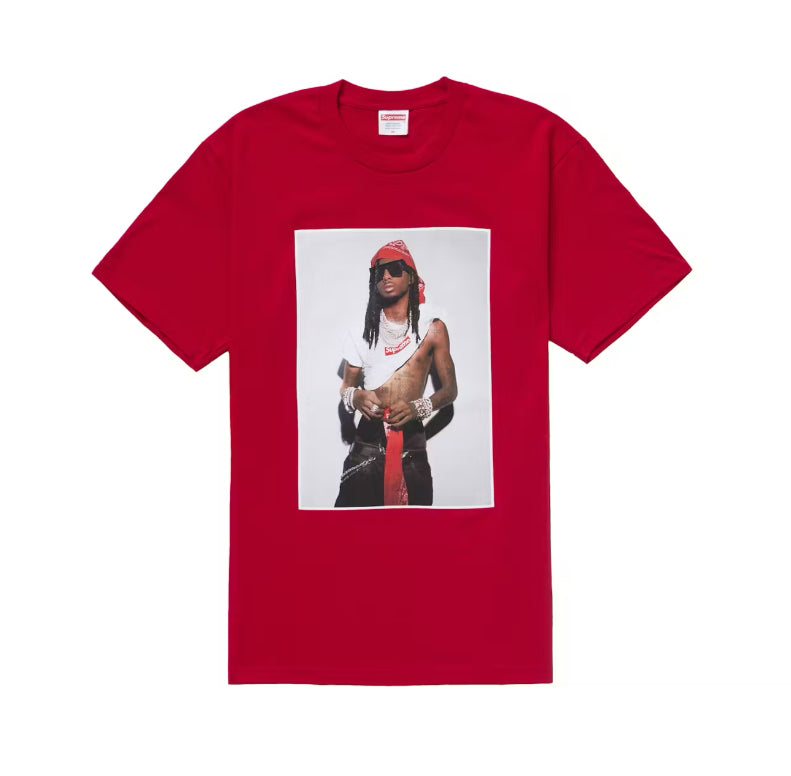 Supreme Playboi Carti Photo Tee Red (2025)