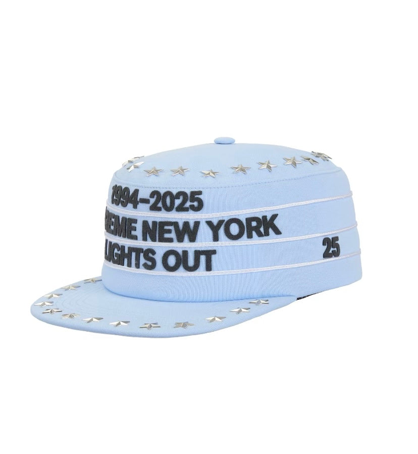 Supreme Stars Studded Pillbox Hat Light Blue (2025)