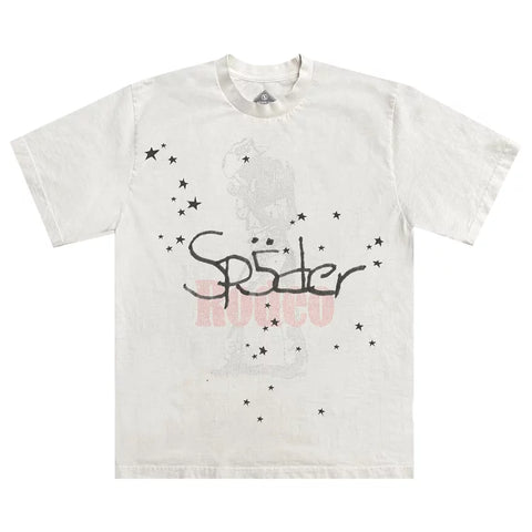 Travis Scott x Sp5der Days Before Rodeo II White Tee (2024)