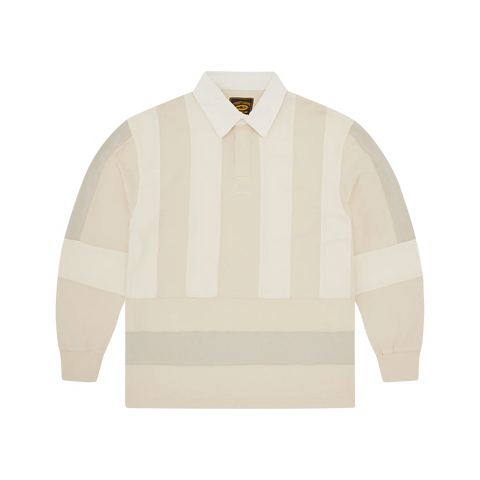 Corteiz Panel Strpez Rugby Shirt Cream (2024)
