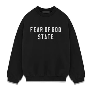 Essentials Fear Of God State Crewneck Black (2024)