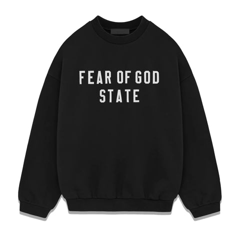 Essentials Fear Of God State Crewneck Black (2024)