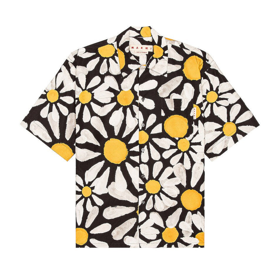 Marni Euphoria Floral Print Short Sleeve Shirt (2022)
