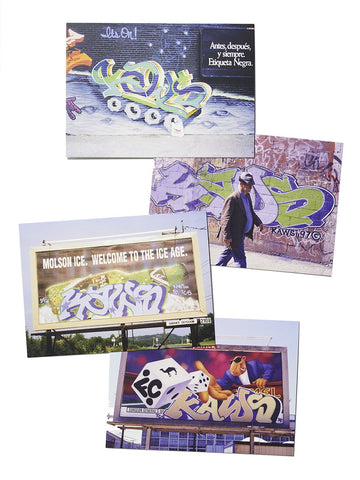 Kaws Graffiti Postcard